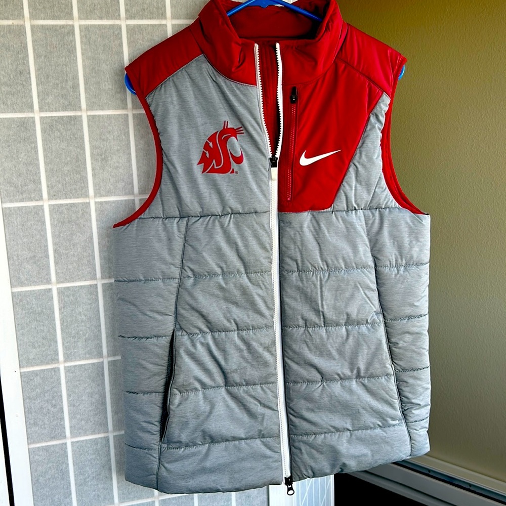 Nike WSU Puffy Vest Size S